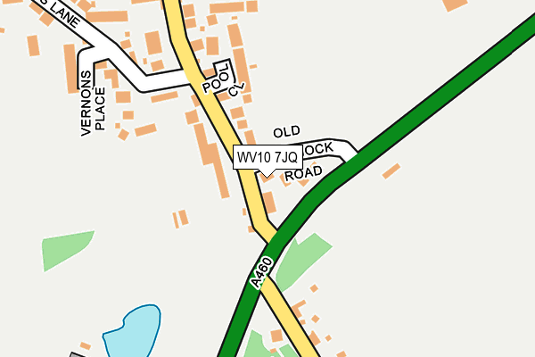 WV10 7JQ map - OS OpenMap – Local (Ordnance Survey)