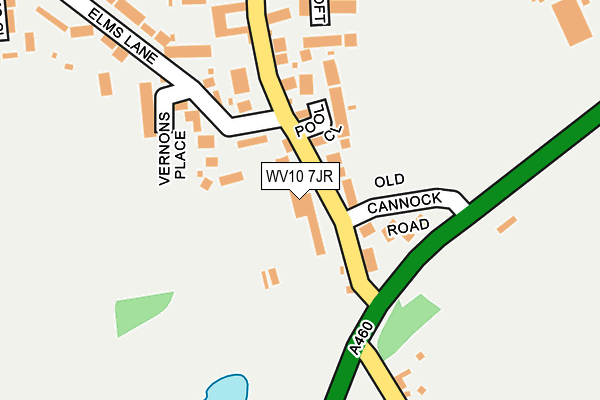 WV10 7JR map - OS OpenMap – Local (Ordnance Survey)