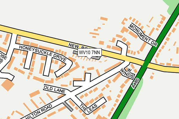 WV10 7NN map - OS OpenMap – Local (Ordnance Survey)