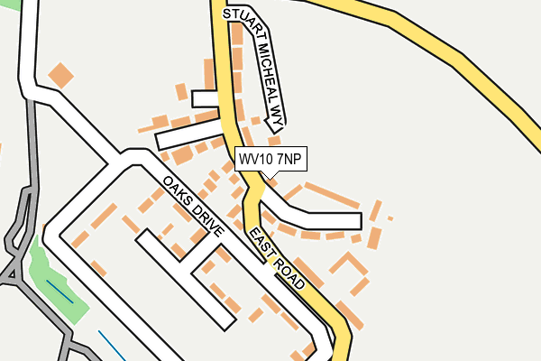 WV10 7NP map - OS OpenMap – Local (Ordnance Survey)