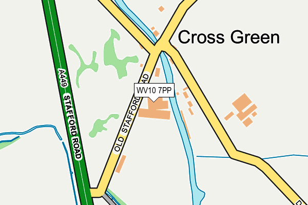 WV10 7PP map - OS OpenMap – Local (Ordnance Survey)