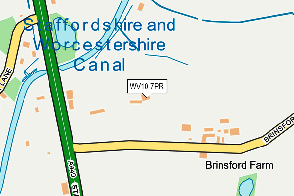 WV10 7PR map - OS OpenMap – Local (Ordnance Survey)