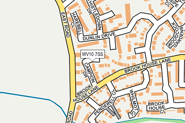 WV10 7SS map - OS OpenMap – Local (Ordnance Survey)