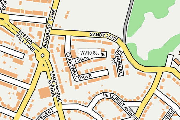 WV10 8JJ map - OS OpenMap – Local (Ordnance Survey)