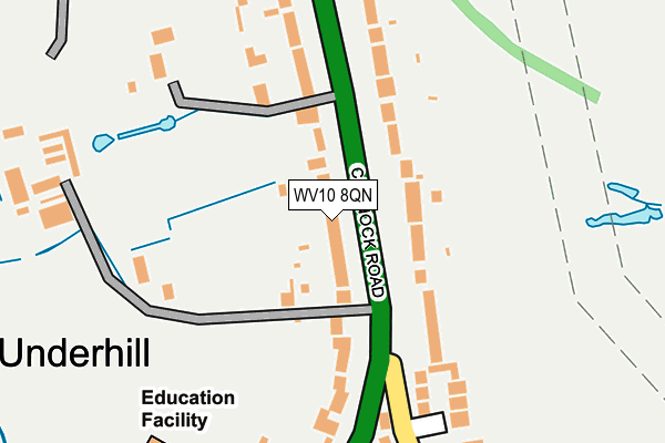 WV10 8QN map - OS OpenMap – Local (Ordnance Survey)