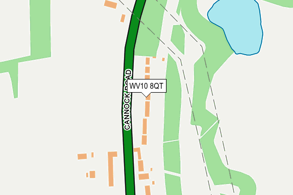 WV10 8QT map - OS OpenMap – Local (Ordnance Survey)