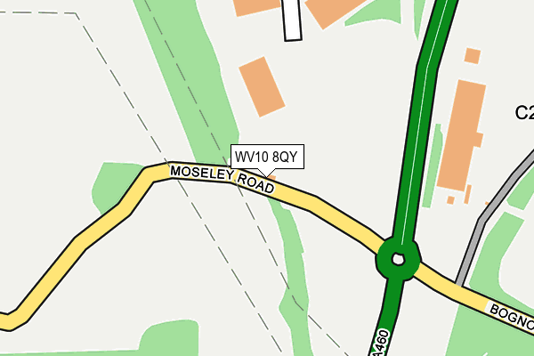 WV10 8QY map - OS OpenMap – Local (Ordnance Survey)