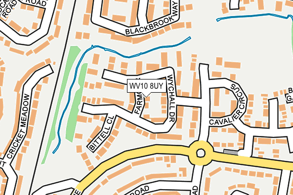 WV10 8UY map - OS OpenMap – Local (Ordnance Survey)