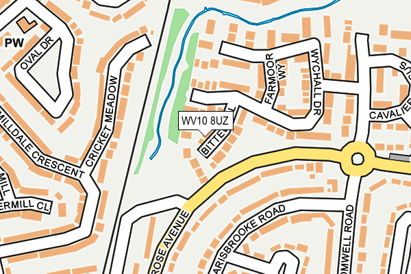 WV10 8UZ map - OS OpenMap – Local (Ordnance Survey)