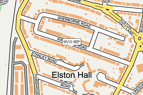 WV10 9EP map - OS OpenMap – Local (Ordnance Survey)