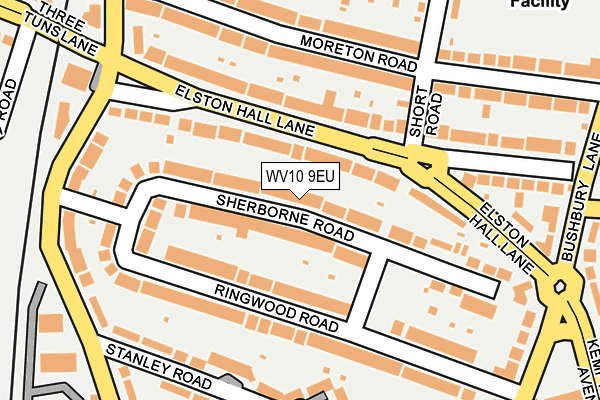 WV10 9EU map - OS OpenMap – Local (Ordnance Survey)
