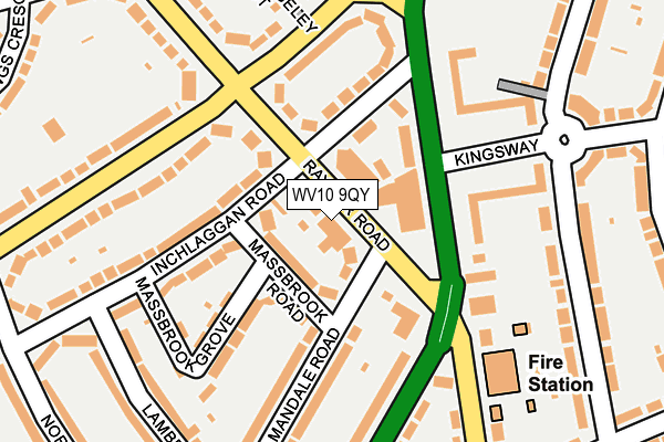 Map of TREBOR INVESTMENTS LTD at local scale