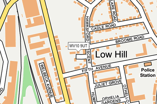 WV10 9UT map - OS OpenMap – Local (Ordnance Survey)