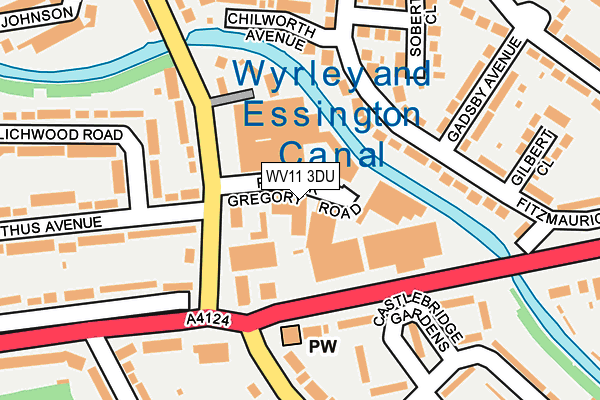 WV11 3DU map - OS OpenMap – Local (Ordnance Survey)