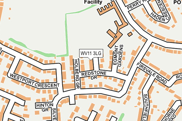 WV11 3LG map - OS OpenMap – Local (Ordnance Survey)
