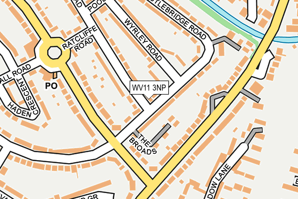 WV11 3NP map - OS OpenMap – Local (Ordnance Survey)