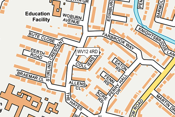Map of SANDBEDS ROAD RESIDENTS' ASSOCIATION LIMITED at local scale
