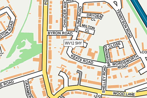 Map of POETS APTS LTD at local scale