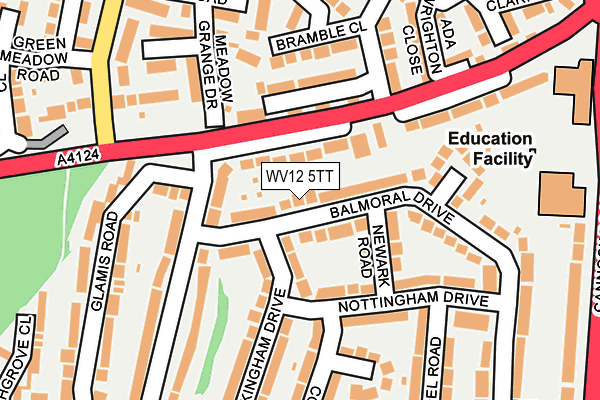 WV12 5TT map - OS OpenMap – Local (Ordnance Survey)