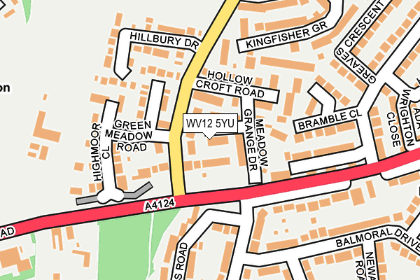 WV12 5YU map - OS OpenMap – Local (Ordnance Survey)