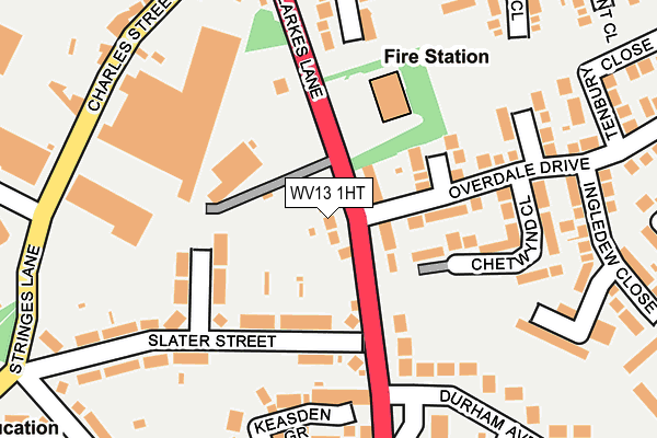 Map of TOUCHDOWN VAPES LIMITED at local scale