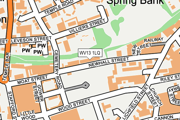 Map of BAWA SHOP FRONT SHUTTERS LIMITED at local scale