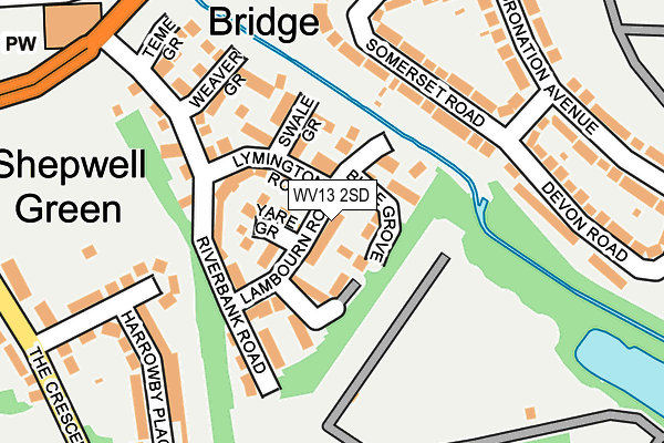 Map of HOLDERS HILL LTD at local scale