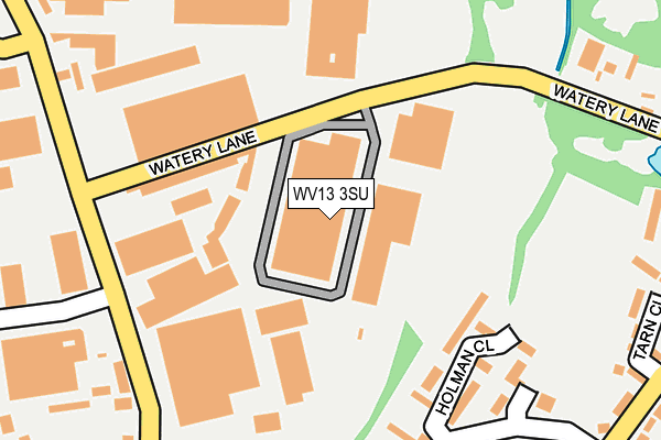 Map of HM CANVASES LTD at local scale