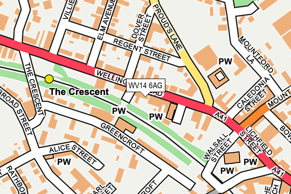 Map of CROSSRISE LIMITED at local scale