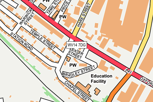 Map of REGAL MOTORS (BILSTON) LIMITED at local scale