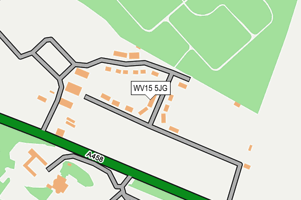 WV15 5JG map - OS OpenMap – Local (Ordnance Survey)
