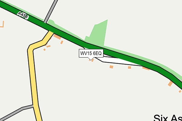 WV15 6EQ map - OS OpenMap – Local (Ordnance Survey)