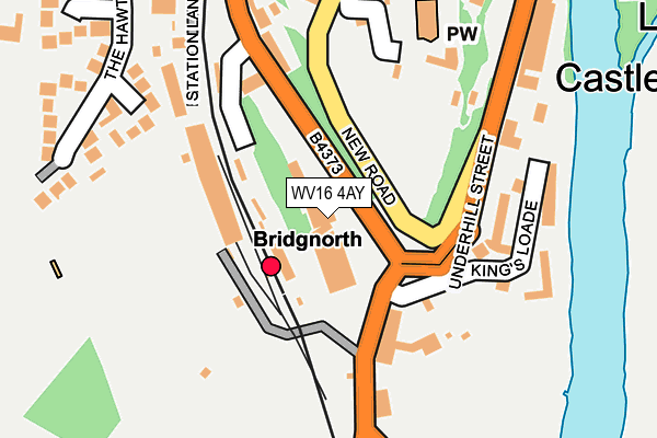Map of STITCHES OF BRIDGNORTH LIMITED at local scale