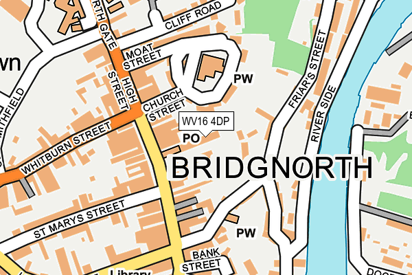 WV16 4DP map - OS OpenMap – Local (Ordnance Survey)