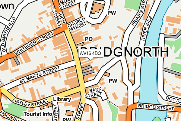 WV16 4DQ map - OS OpenMap – Local (Ordnance Survey)