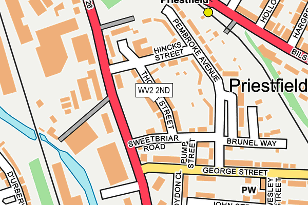 Map of PRISCILLA C LIMITED at local scale