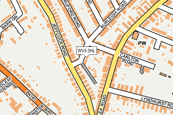 WV3 0HL map - OS OpenMap – Local (Ordnance Survey)