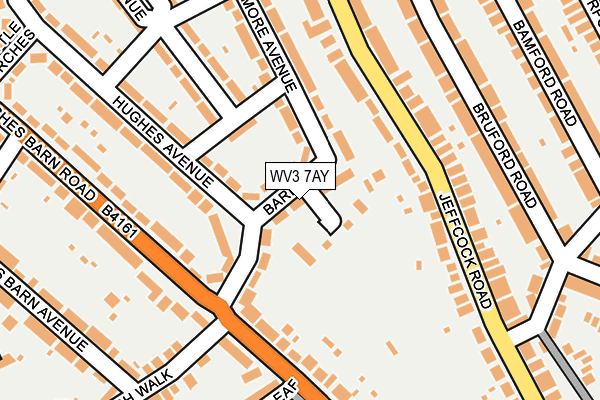 WV3 7AY map - OS OpenMap – Local (Ordnance Survey)