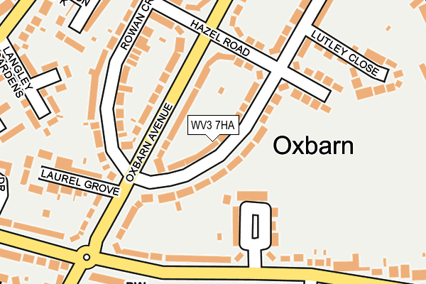 WV3 7HA map - OS OpenMap – Local (Ordnance Survey)