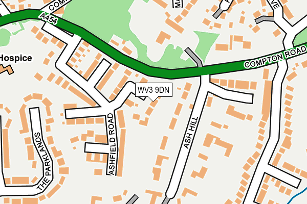 WV3 9DN map - OS OpenMap – Local (Ordnance Survey)