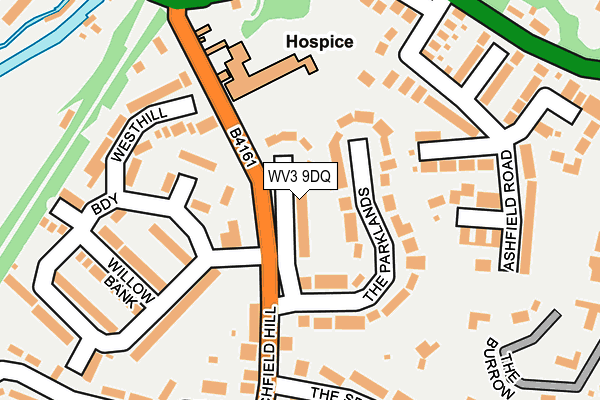 WV3 9DQ map - OS OpenMap – Local (Ordnance Survey)