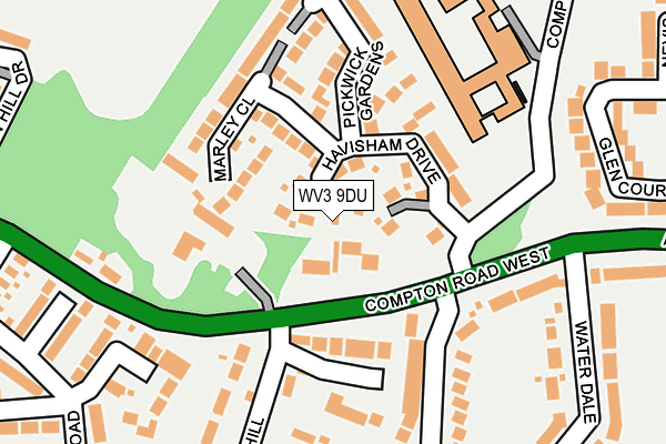 WV3 9DU map - OS OpenMap – Local (Ordnance Survey)
