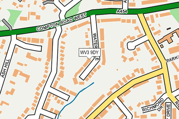 WV3 9DY map - OS OpenMap – Local (Ordnance Survey)