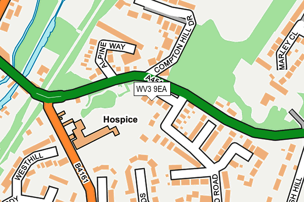 WV3 9EA map - OS OpenMap – Local (Ordnance Survey)