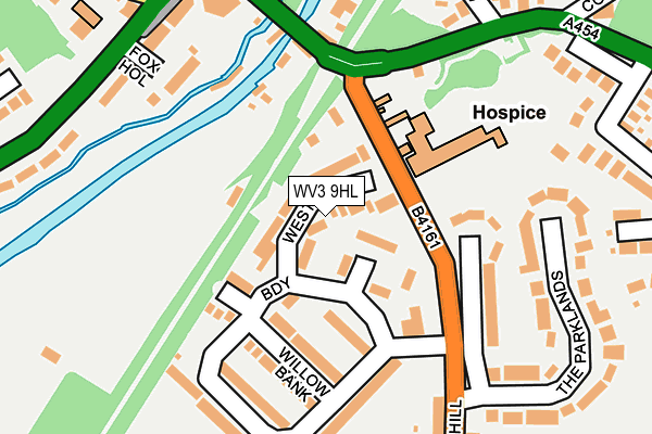 WV3 9HL map - OS OpenMap – Local (Ordnance Survey)