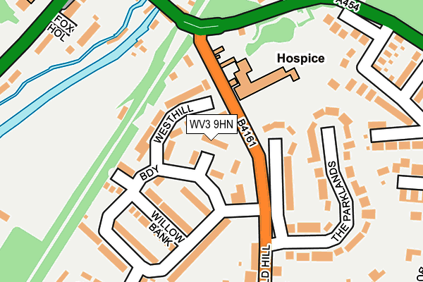 WV3 9HN map - OS OpenMap – Local (Ordnance Survey)