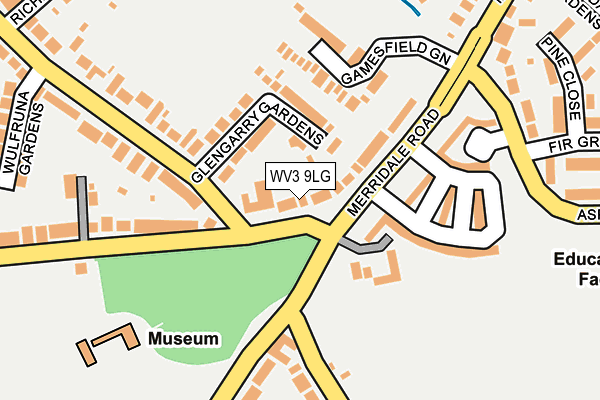 WV3 9LG map - OS OpenMap – Local (Ordnance Survey)
