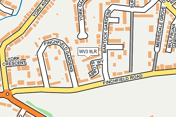 WV3 9LR map - OS OpenMap – Local (Ordnance Survey)