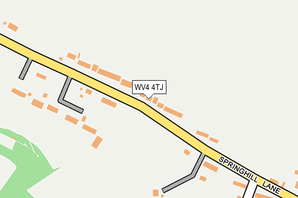 WV4 4TJ map - OS OpenMap – Local (Ordnance Survey)