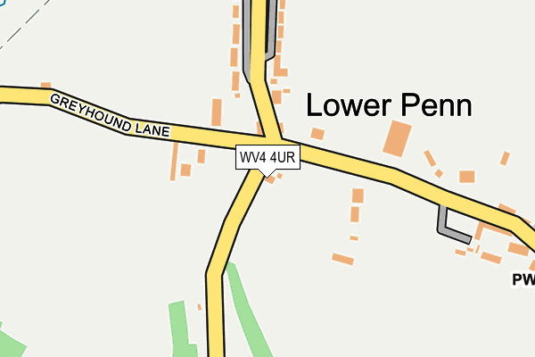WV4 4UR map - OS OpenMap – Local (Ordnance Survey)